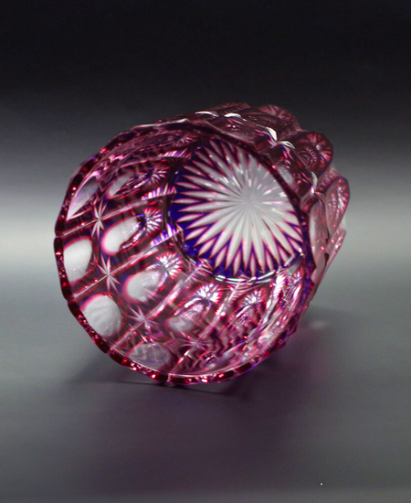 Shooting Star Rock Glass Blue Red Coating