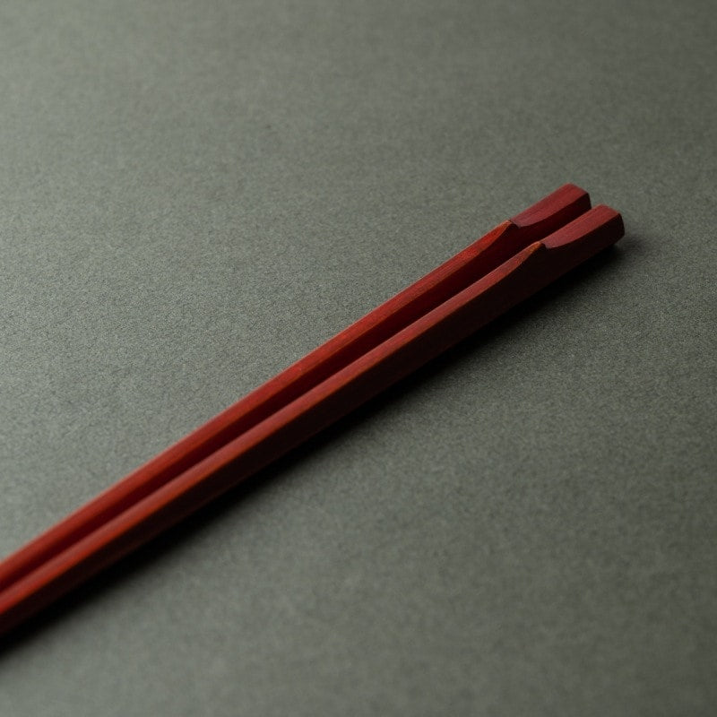 Hexagonal Bamboo Chopsticks Set